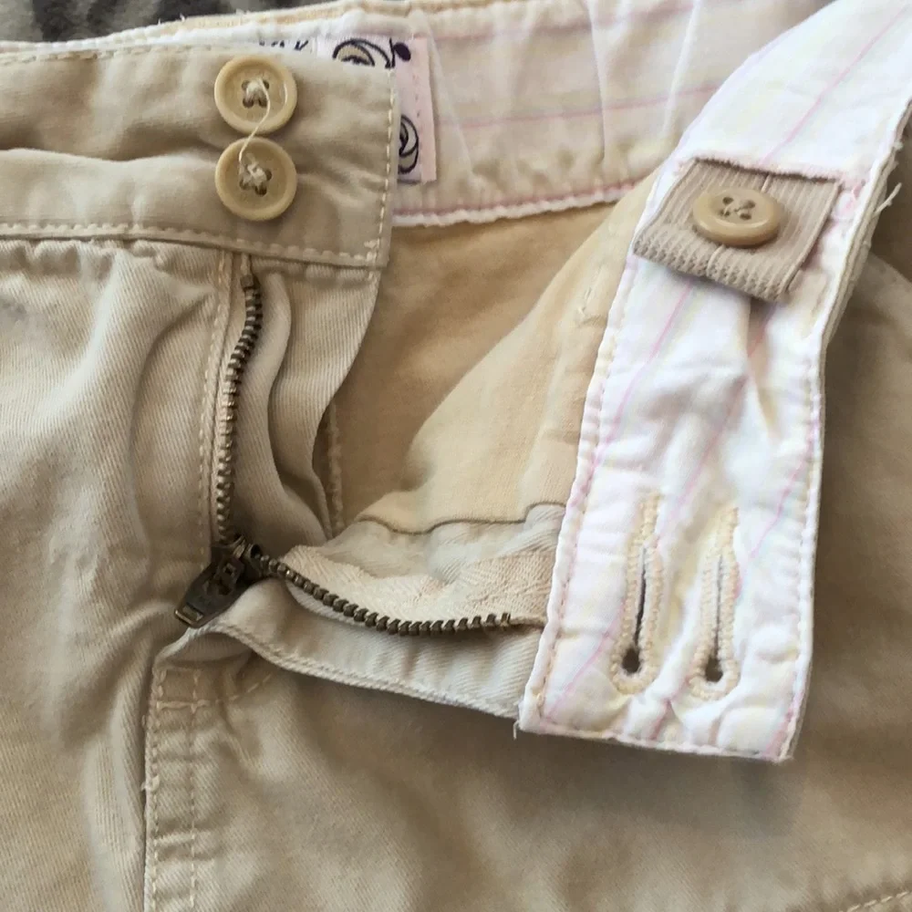 2006 GapKids Tan Khaki Pleated Skirt with Shorts Size 8 Girls